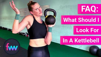 Kindal holing up a 35 pound kettlebell wondering is this the kettlebell I should be looking for?