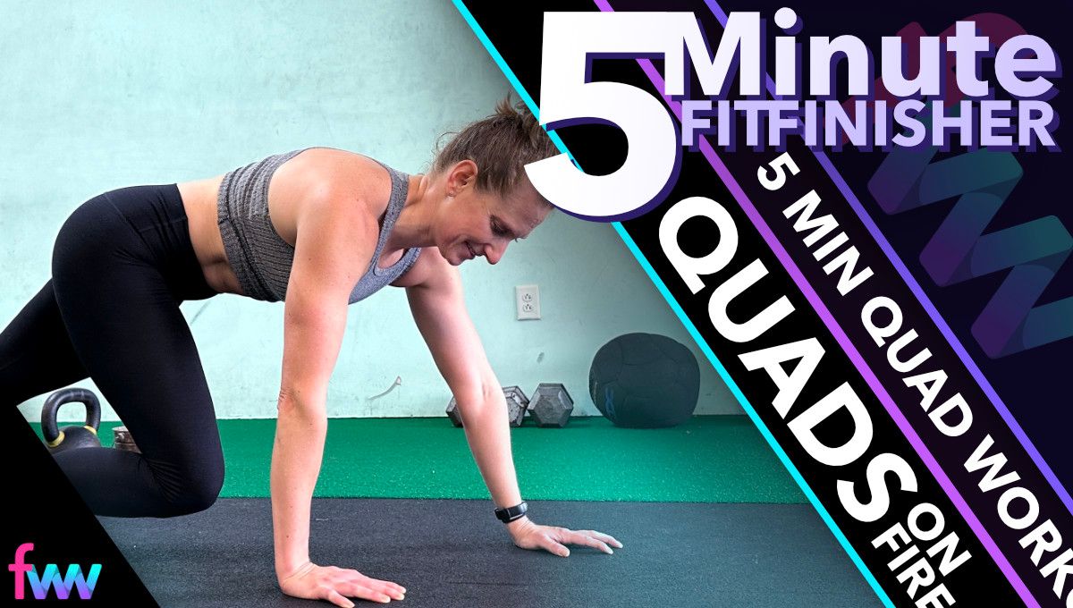 Quad best sale finisher exercises