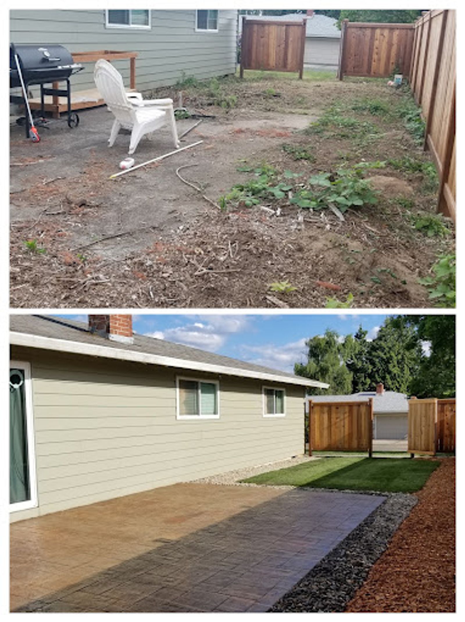 Back yard Makeover