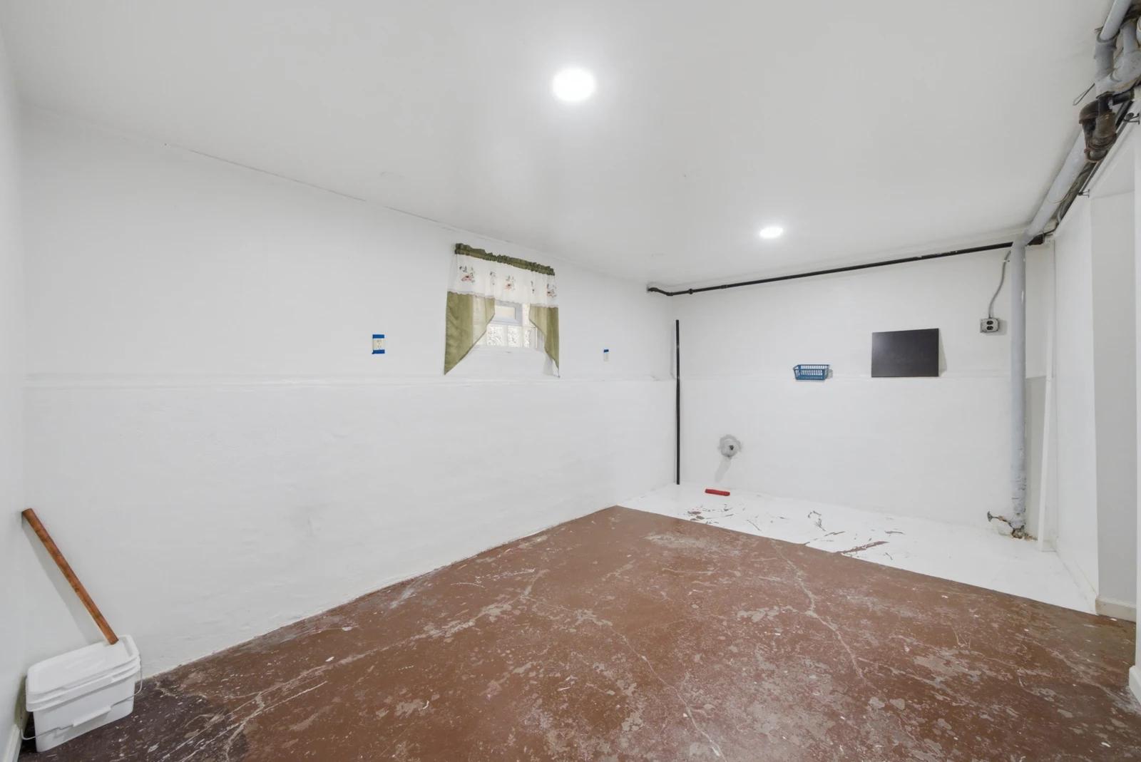 Spacious lower-level recreation room