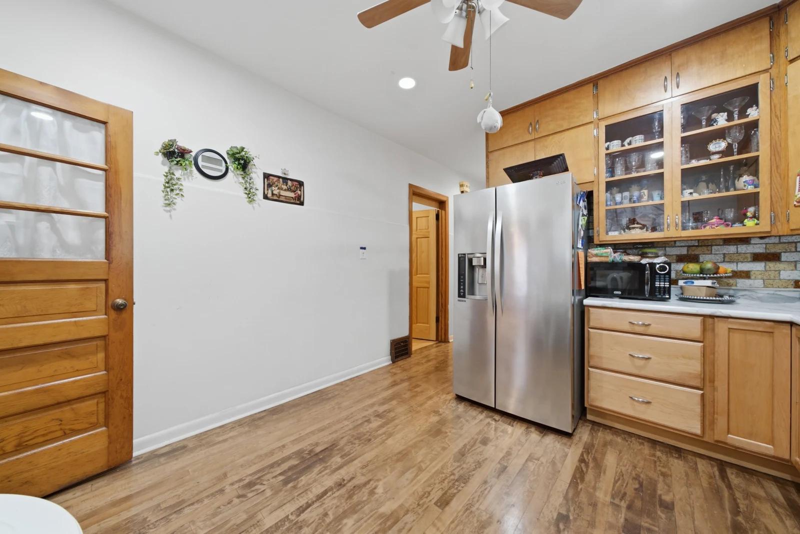 Kitchen storage and wood cabinetry