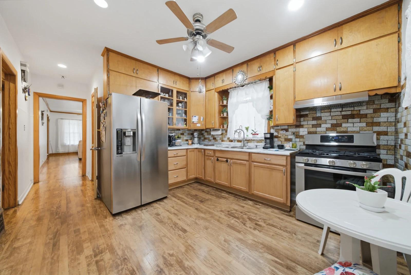 Kitchen sink and cabinetry