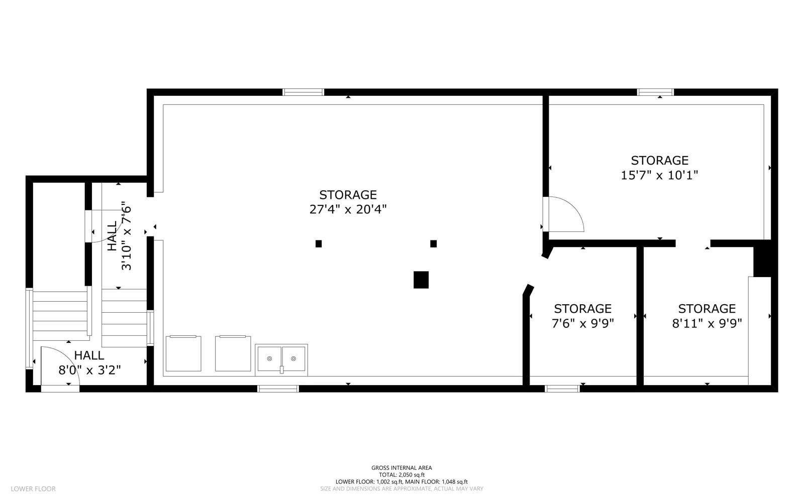 Property floor plan — level 1