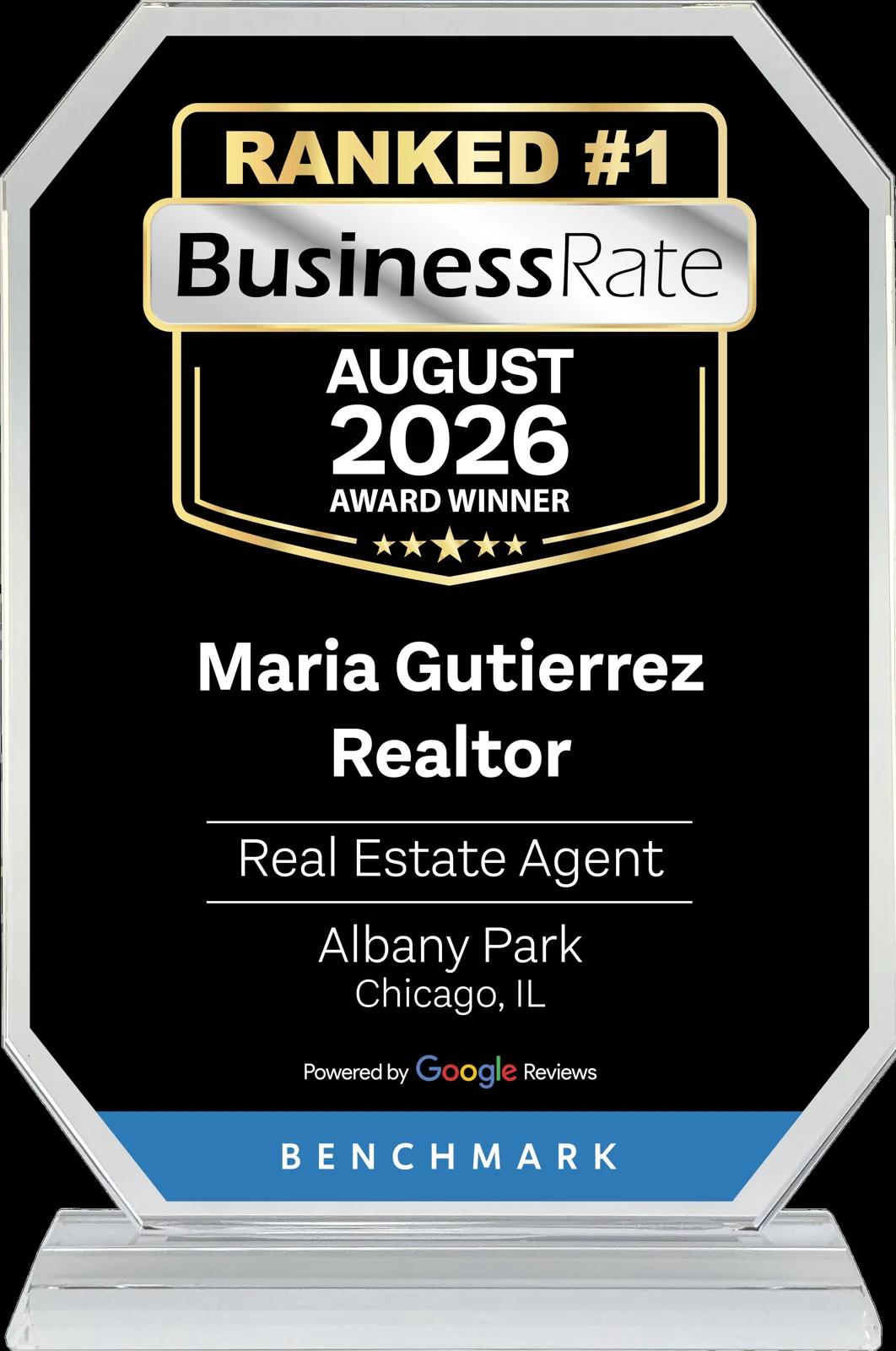 Maria Gutierrez Chicago real estate recognition award