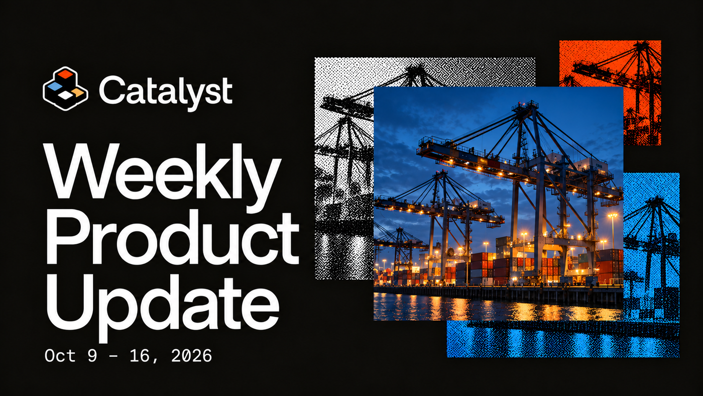 What's New on Catalyst: October 9 to October 16, 2026