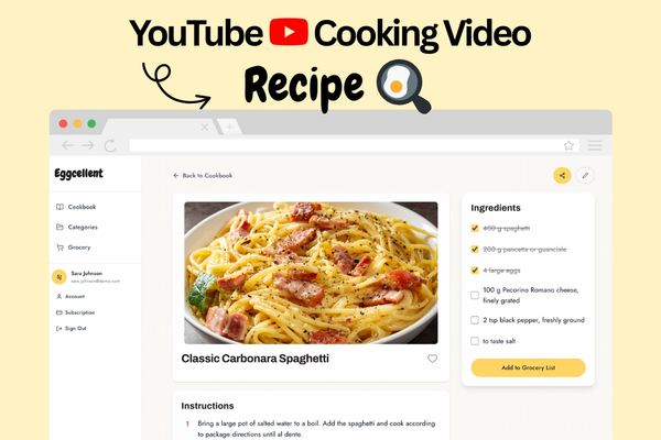How to Convert YouTube Cooking Videos into Easy-to-Follow Recipes