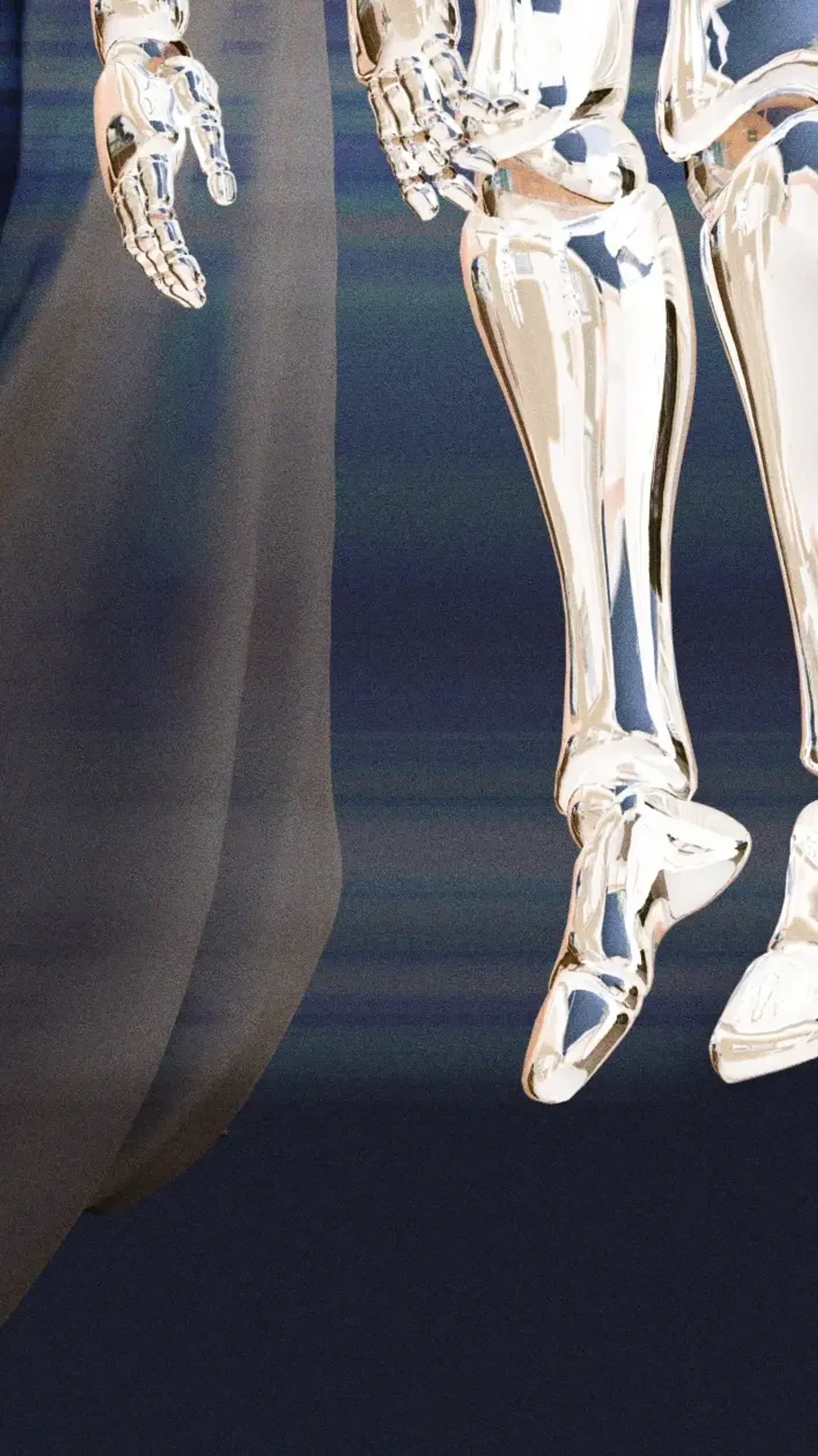 Robot chrome 3D · image 1