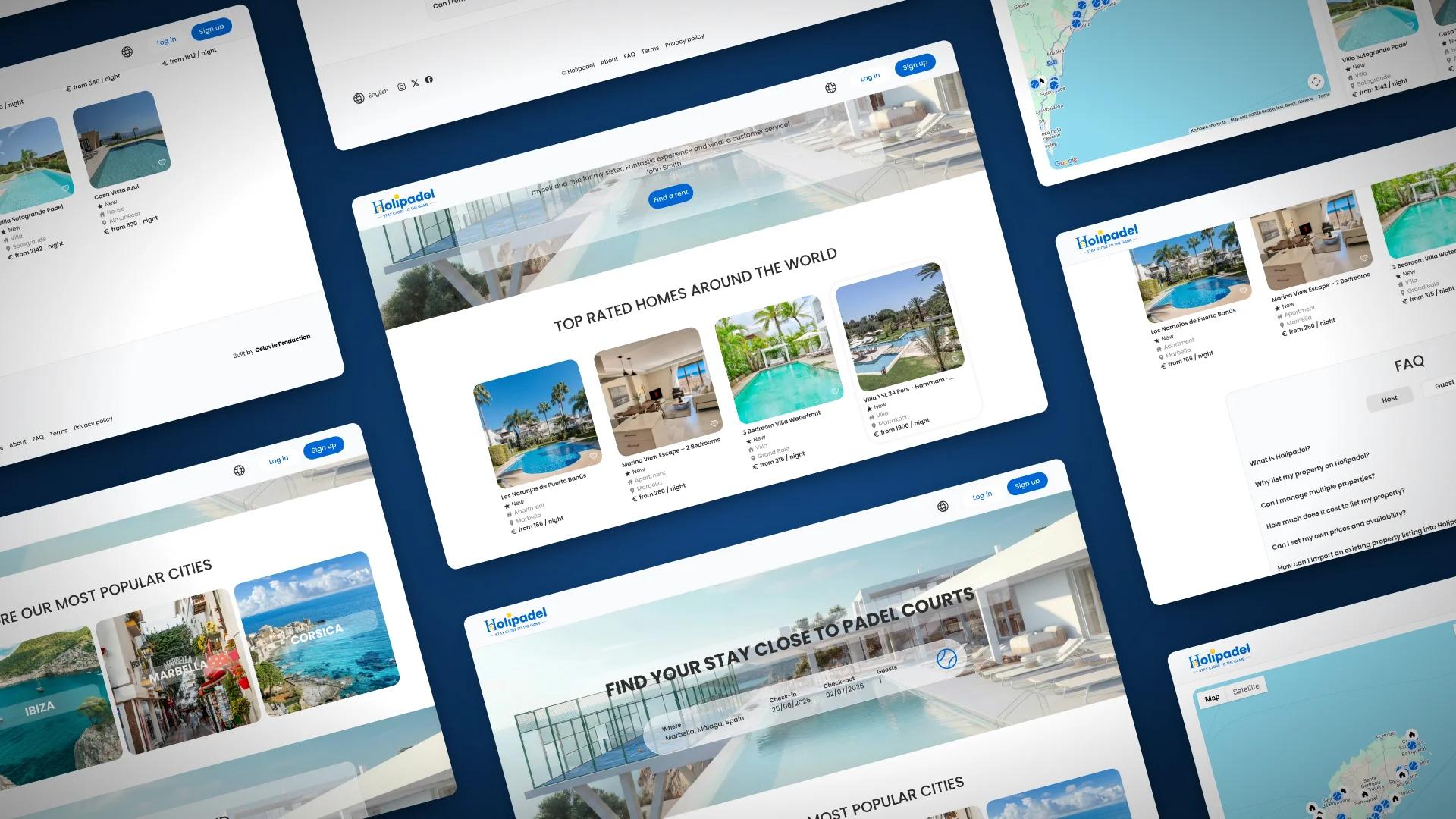 Holipadel - Marketplace de location saisonnière dédiée au padel