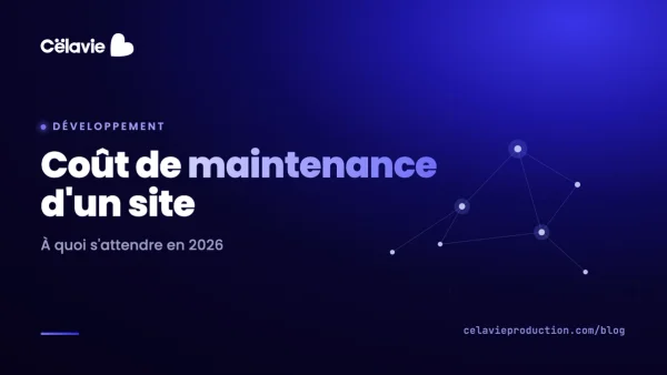 Coût maintenance site web 2026 : quels prix, quel contrat