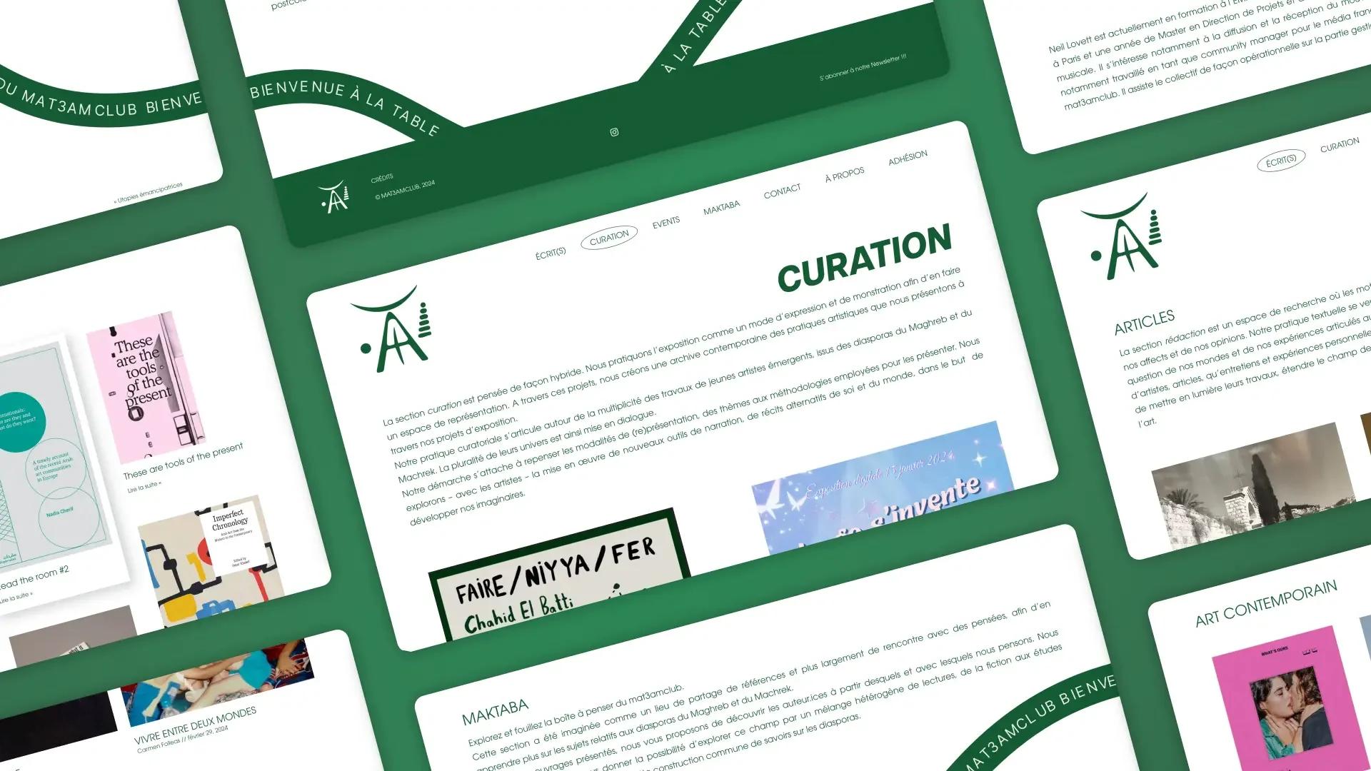 Mat3amClub - Vitrine numérique pour l'art arabe et maghrébin