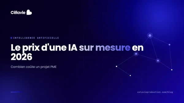 Combien coûte une solution IA sur mesure pour une PME en 2026 ?
