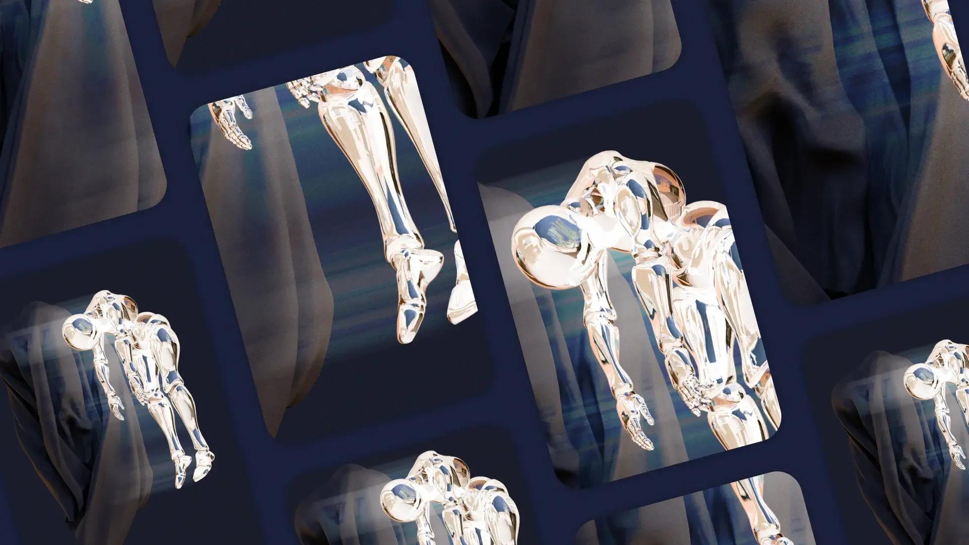 Robot chrome 3D