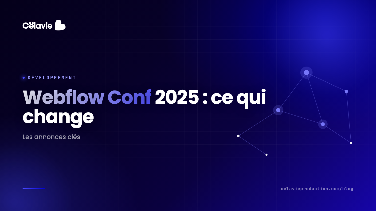 Webflow Conf 2025 : ce qui change pour nous en 2025