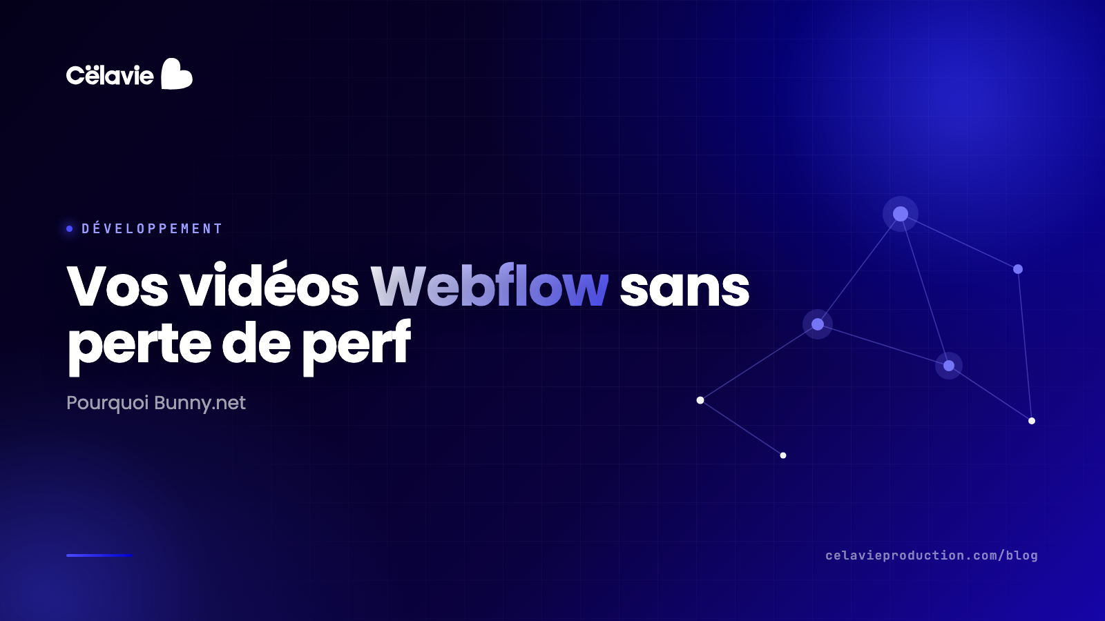 Héberger des vidéos sur Webflow sans casser ses performances : pourquoi Bunny.net