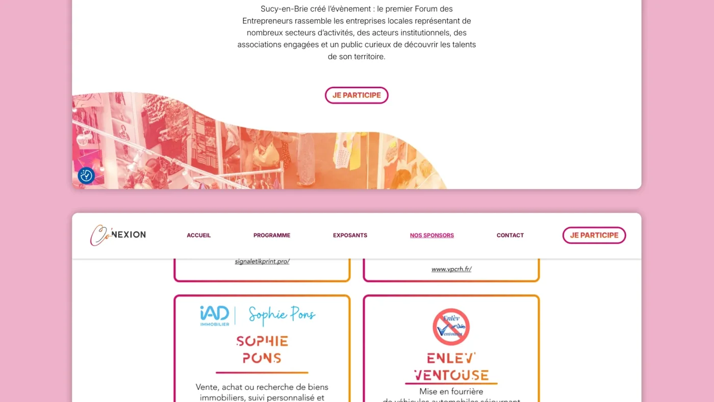 Co’Nexion : un site vitrine pour fédérer les entrepreneurs de Sucy-en-Brie · image 3