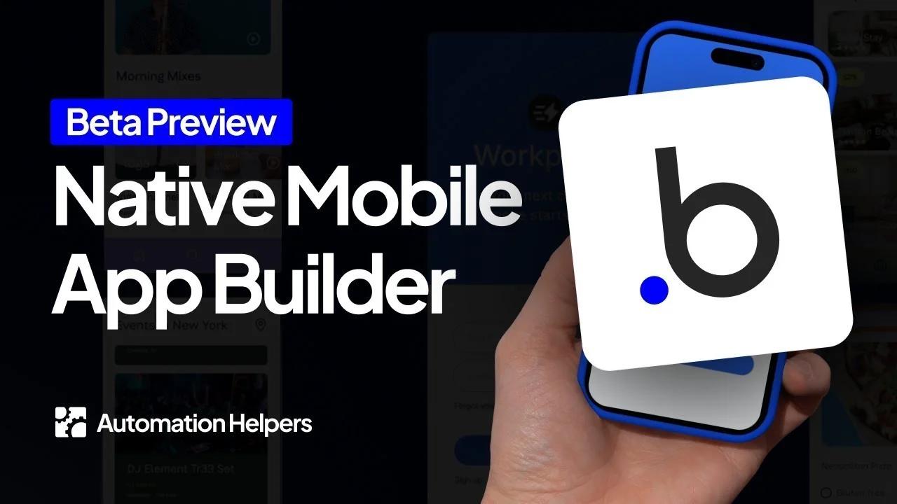 Bubble.io lance des outils de développement mobile natif : Un tournant pour le no-code