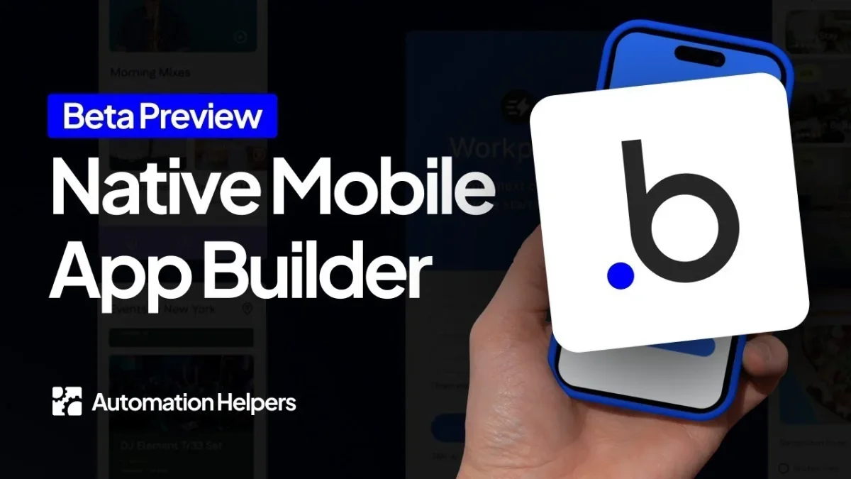 Bubble.io lance des outils de développement mobile natif : Un tournant pour le no-code