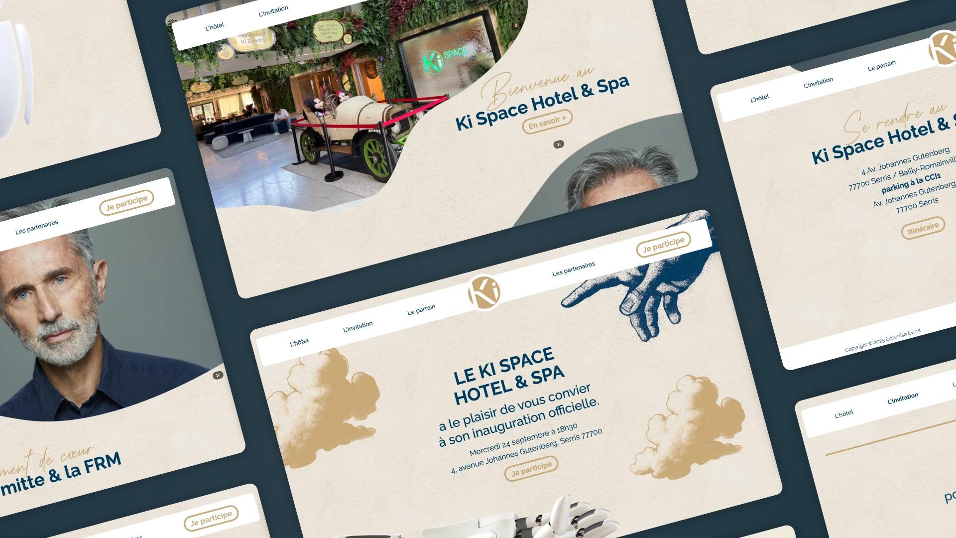 KiSpace - Site web d'inauguration de l'hotel