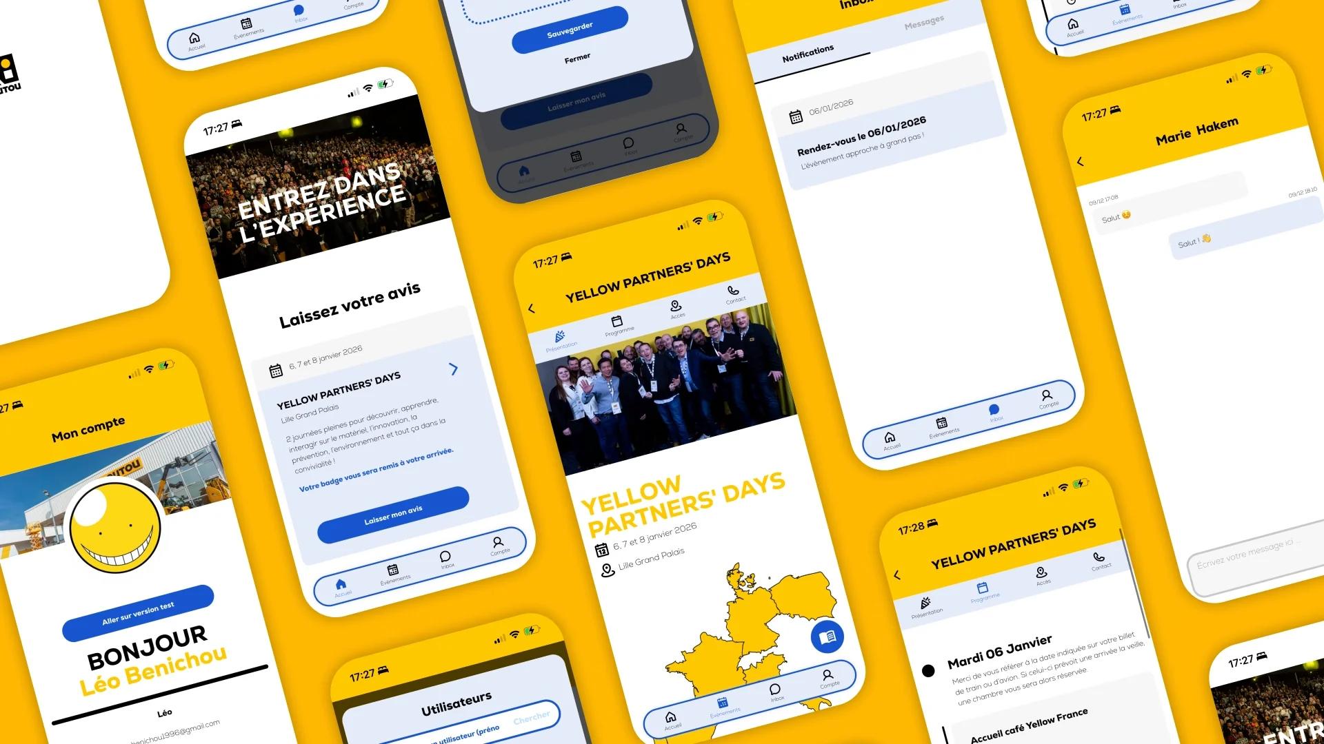 Kiloutou – Application de gestion des évènements & engagement collaborateurs