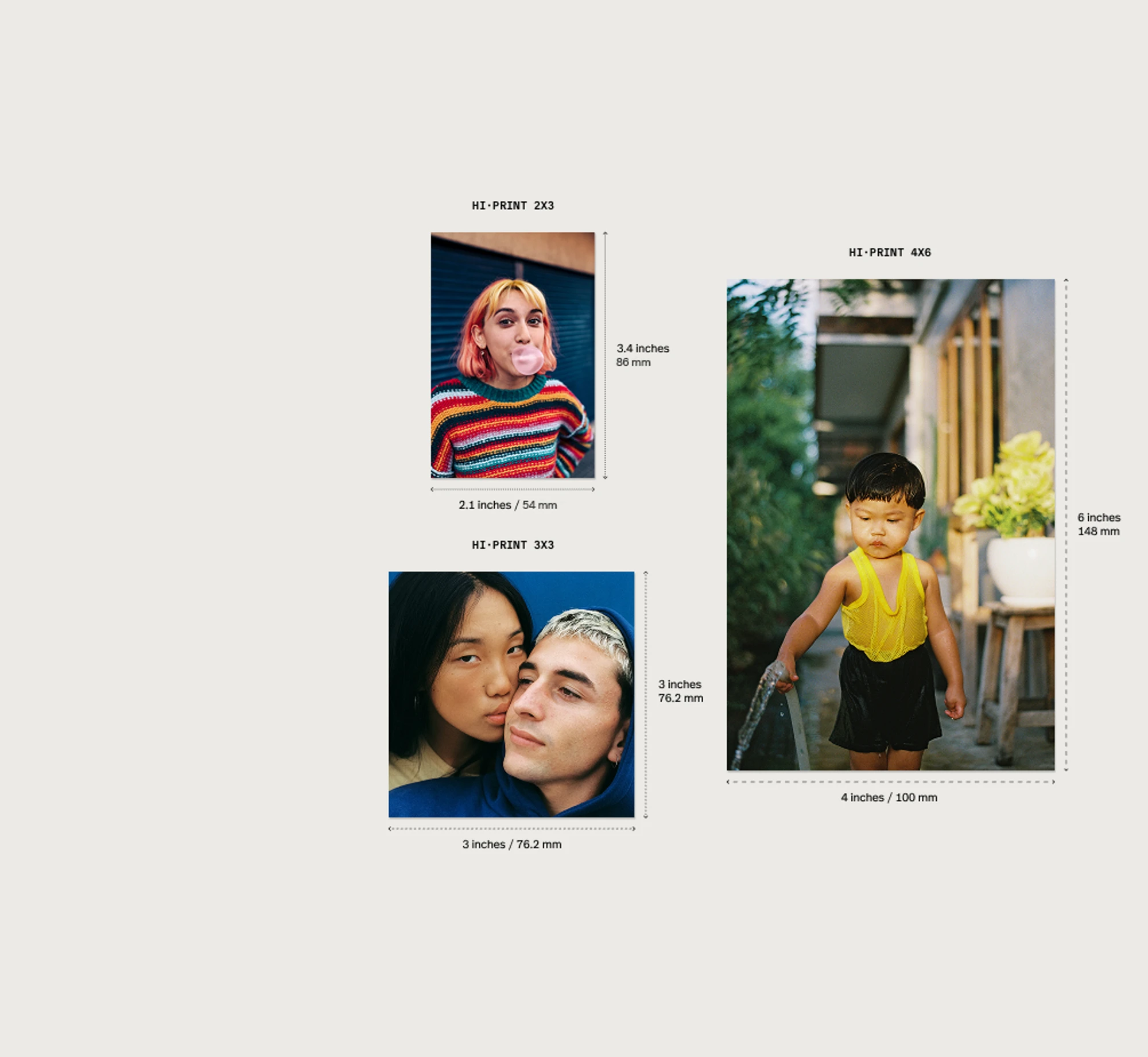 Choose the right Hi-Print for your favorite print size.