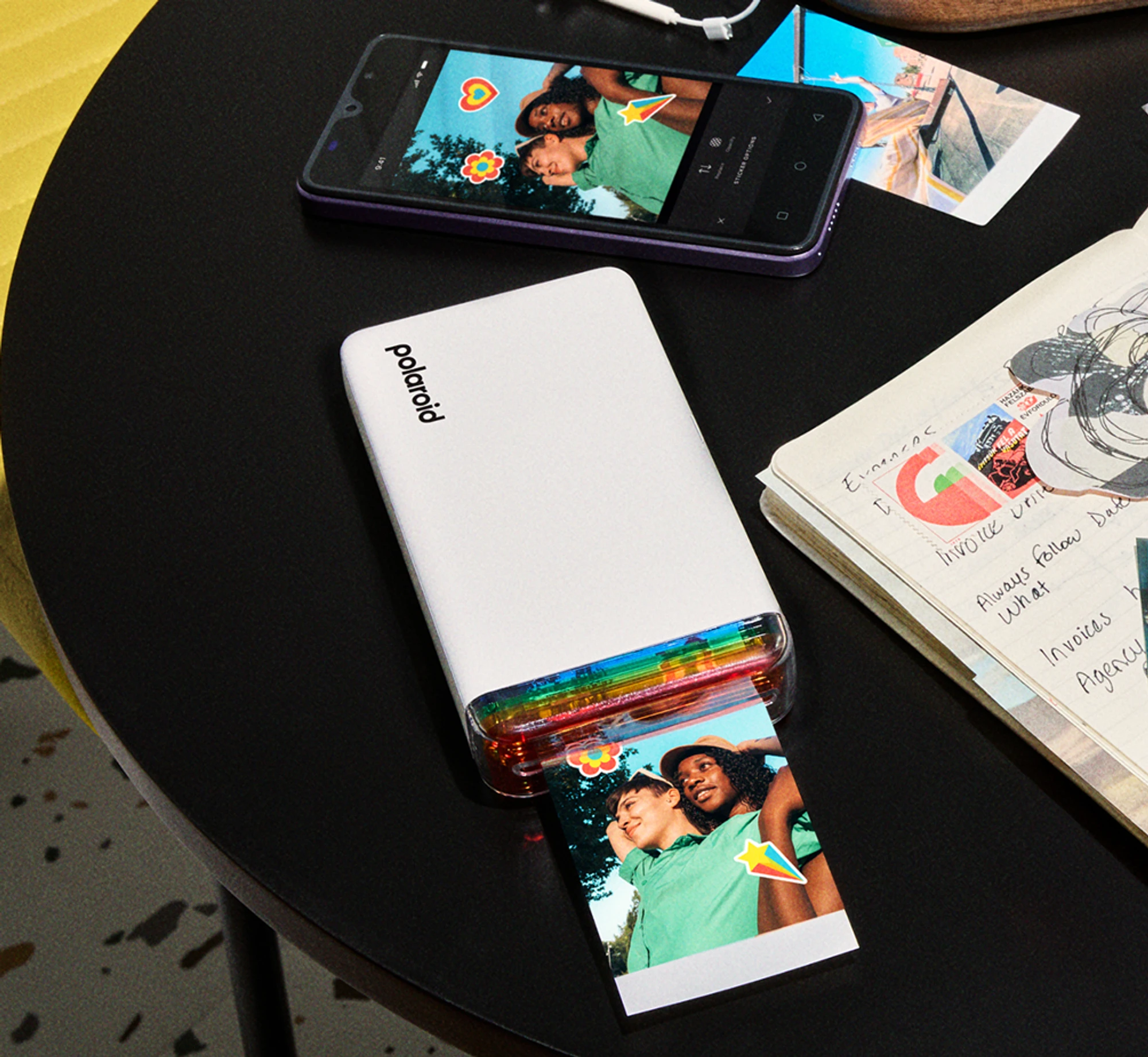 Easily print the photos from your phone.