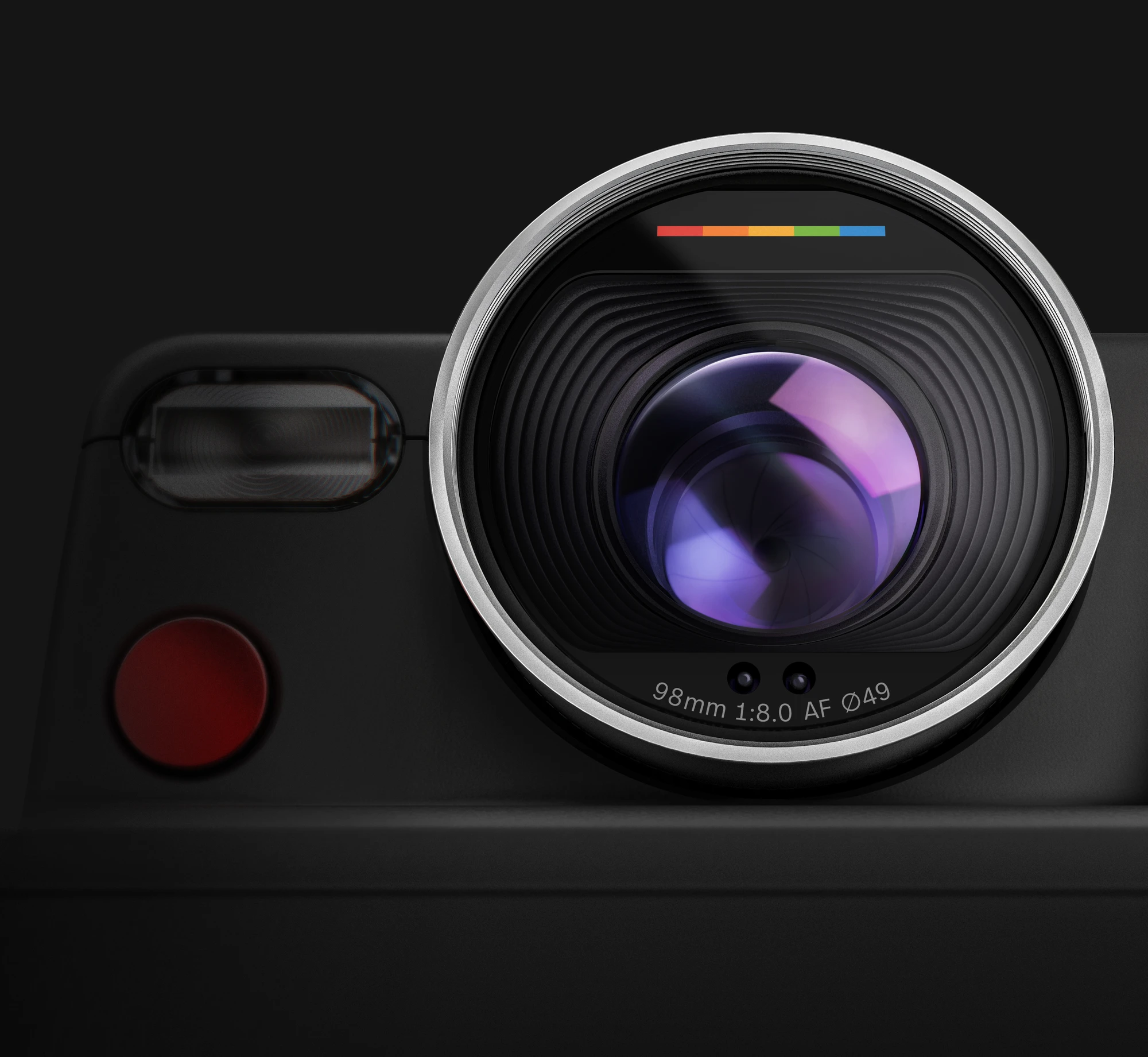 The sharpest-ever Polaroid lens.
