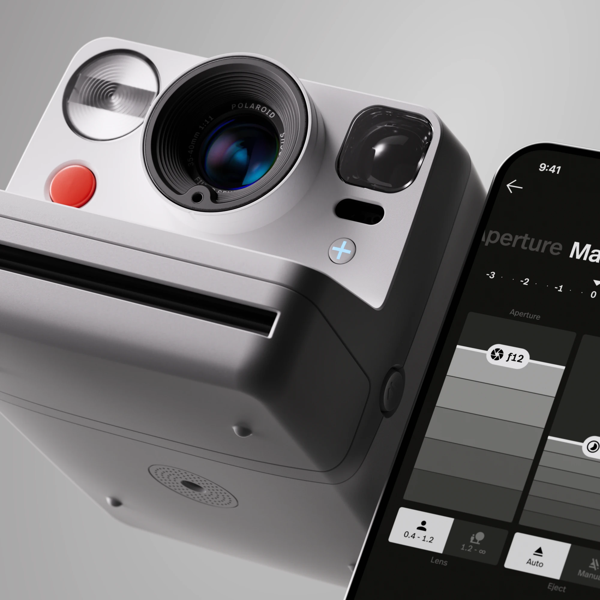 Access extra modes when connected to the Polaroid app.