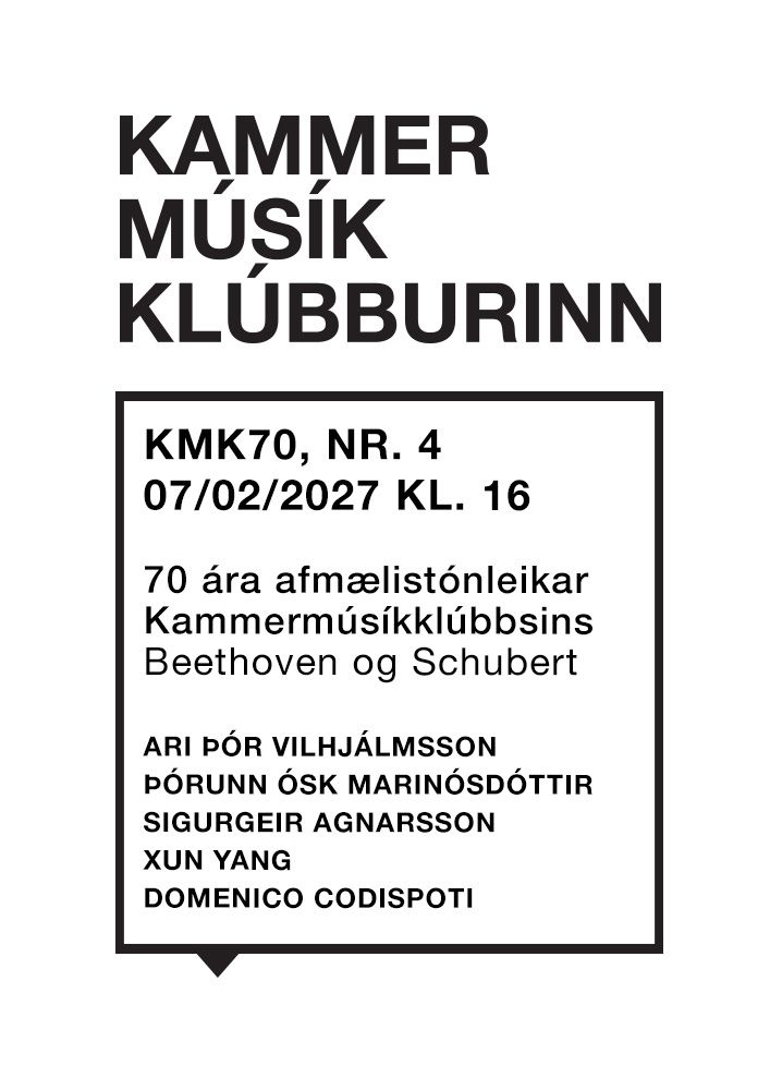 KMK70, NR. 4: Kammermúsíkklúbburinn sjötugur