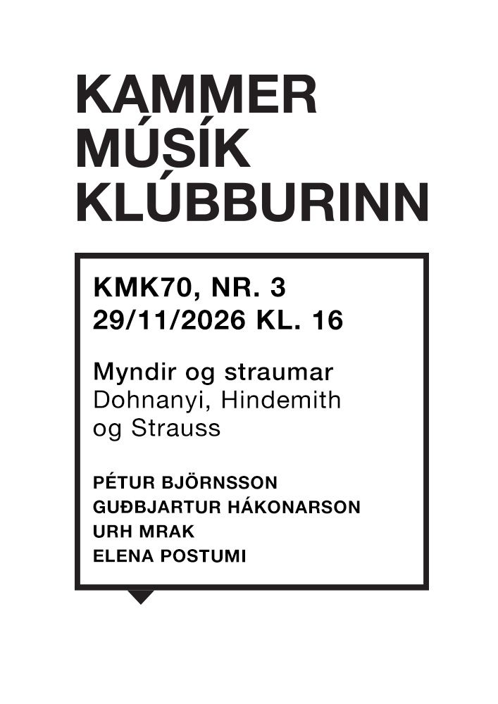 The Reykjavík Chamber Music Society, No. 3