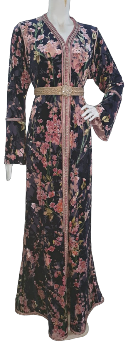 Caftan Simple en Velours