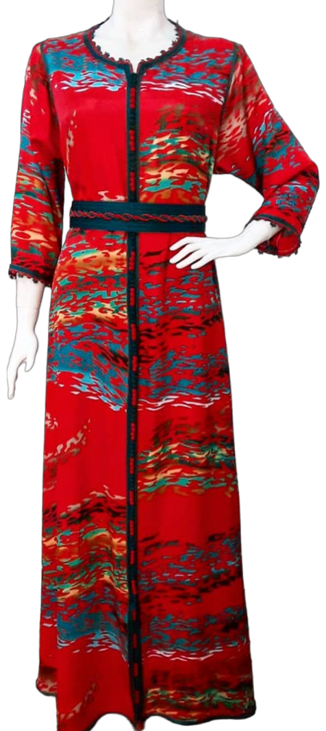 Caftan Simple en Soie