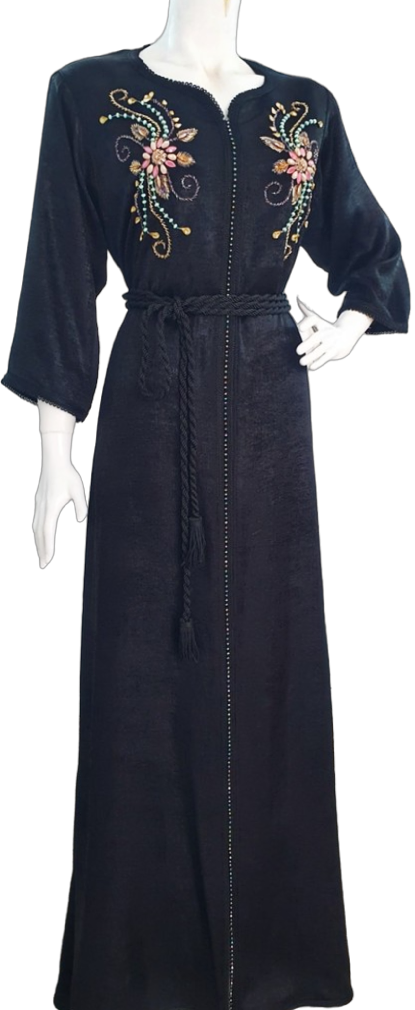 Caftan Perles et Ceinture Mejdoul