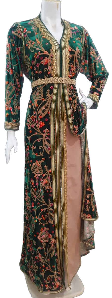 Takchita Multicolore en Velours