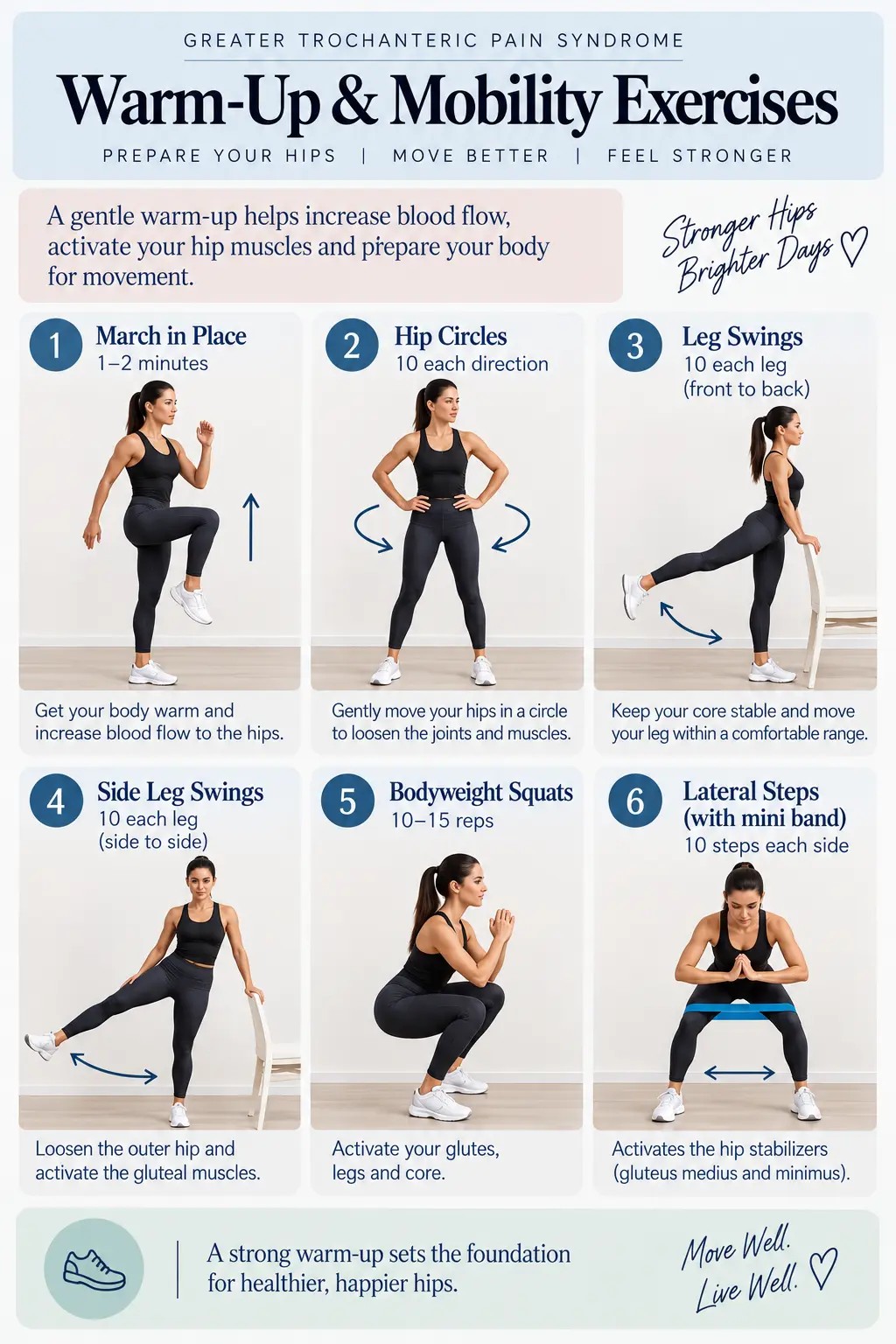 Warm up and mobility exercises