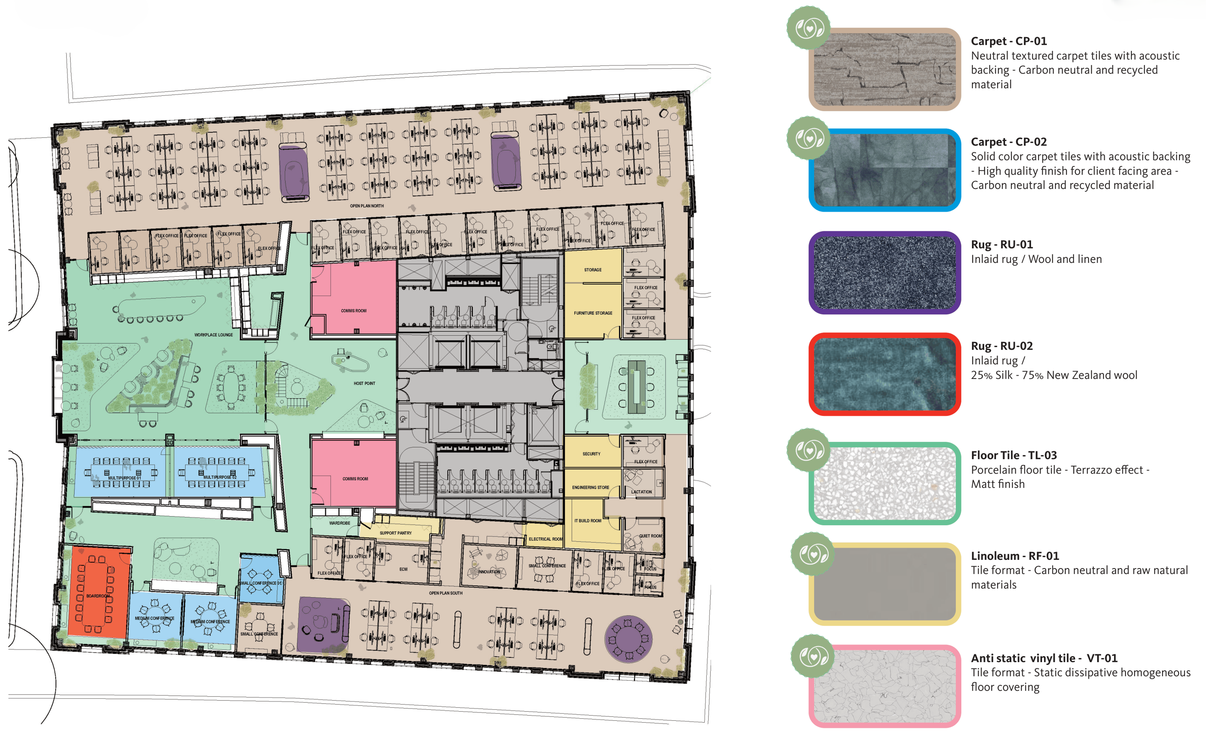 Floor Finishes Plan
