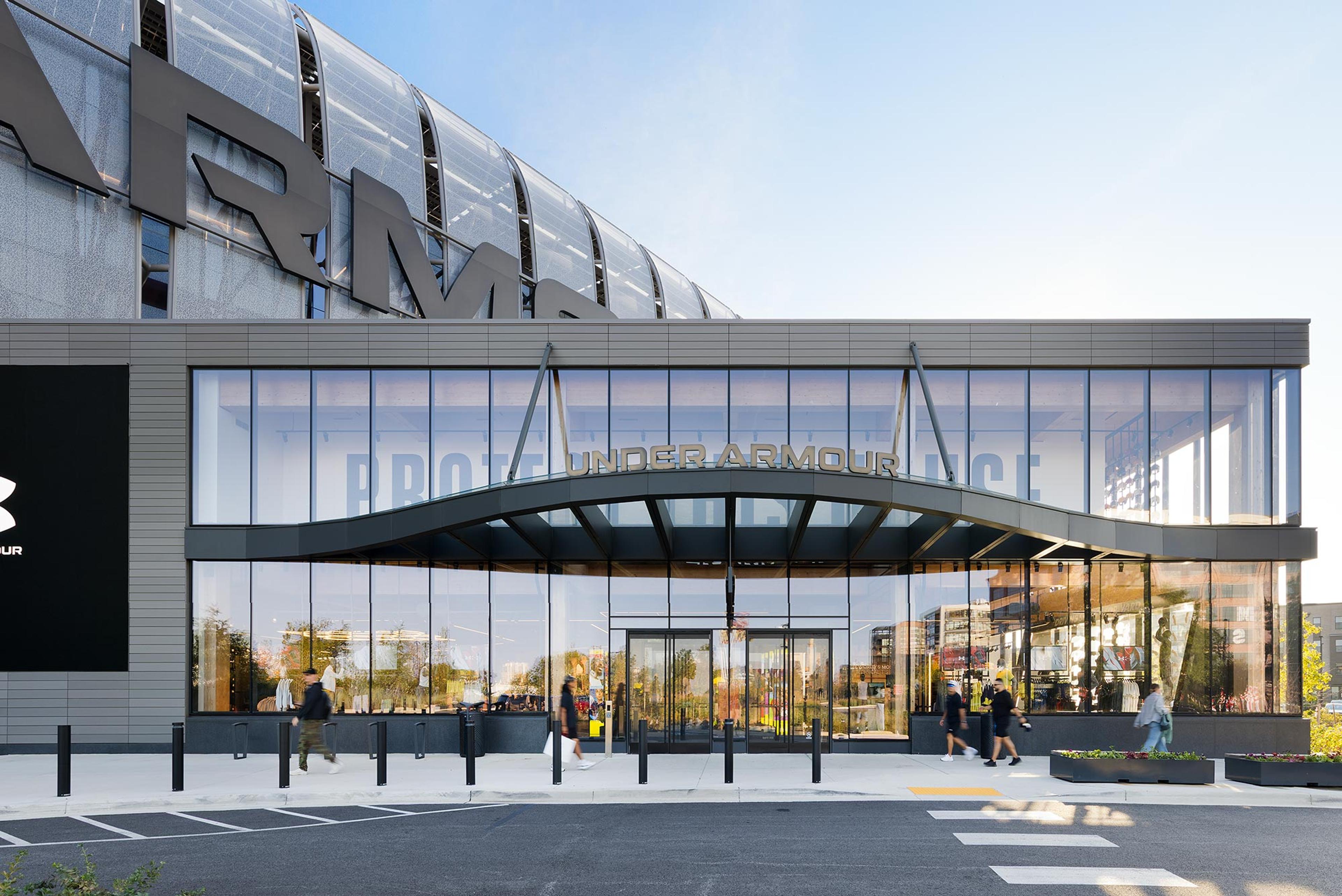 Front Entrance of Under Armour Retail