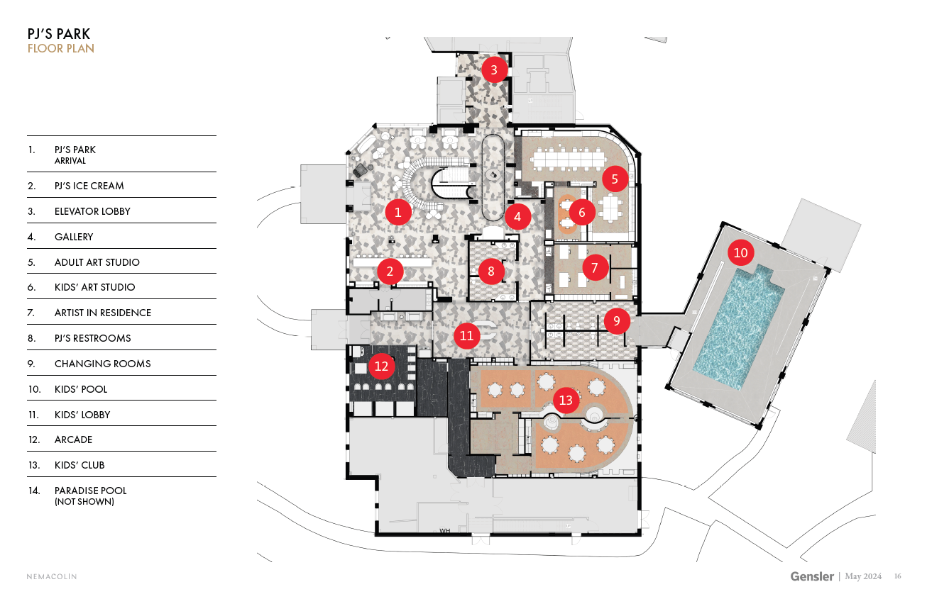 PJ’s Park Initial Floor Plan