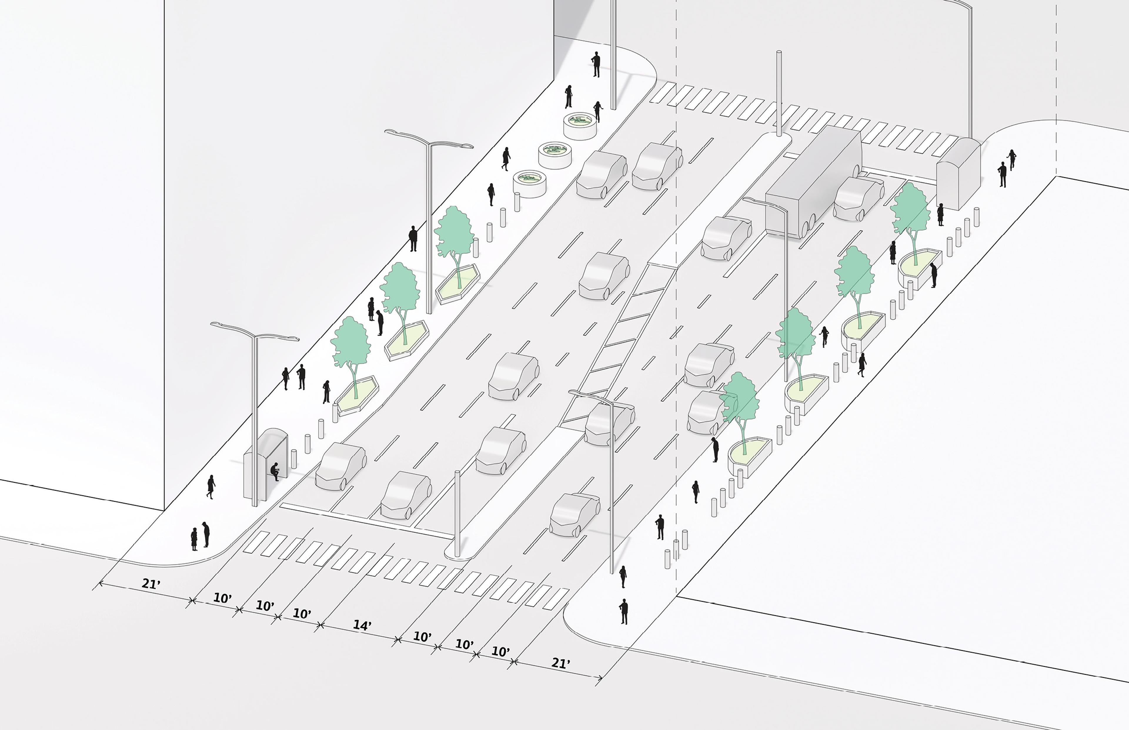 existing streetscape