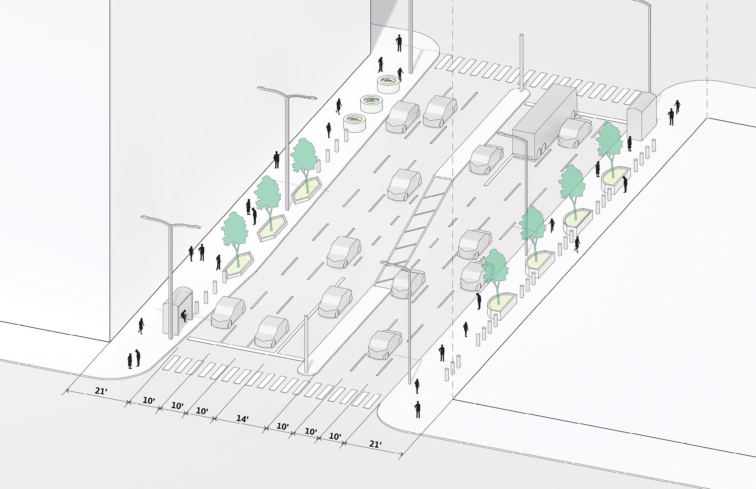 existing streetscape