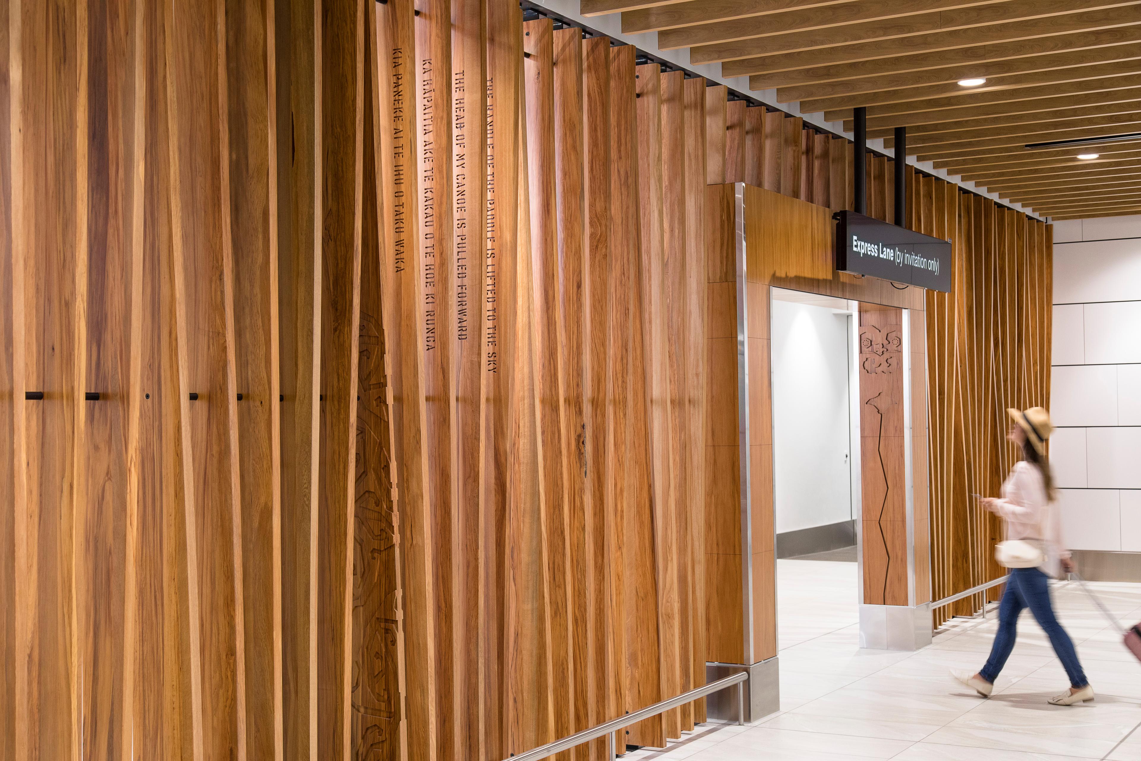 Rimu Timber Wall