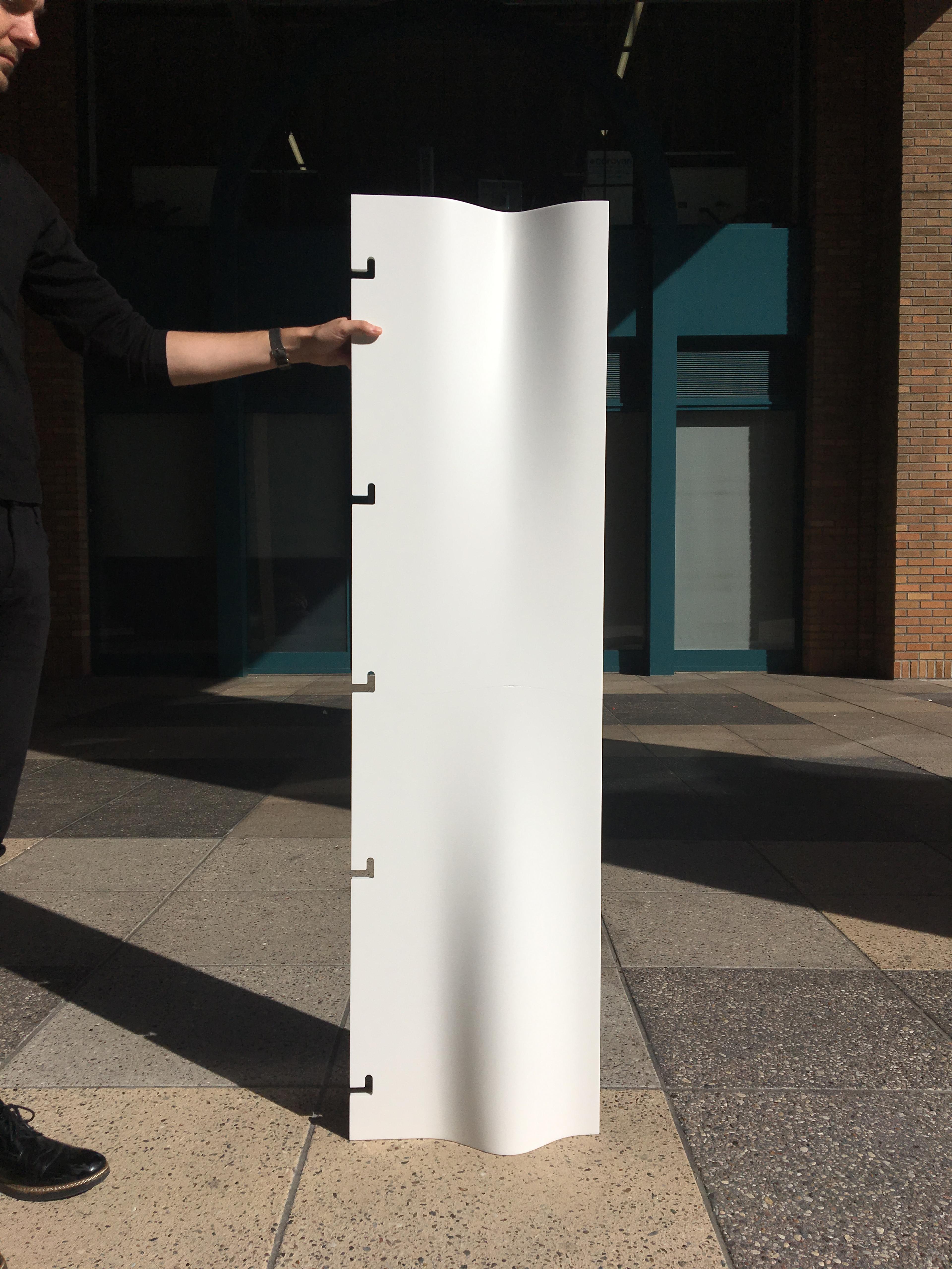 Office Façade Corian Fin Mockup