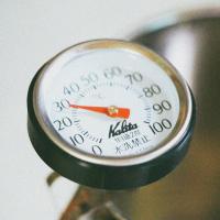 The face of a Kalita cooking thermometer.