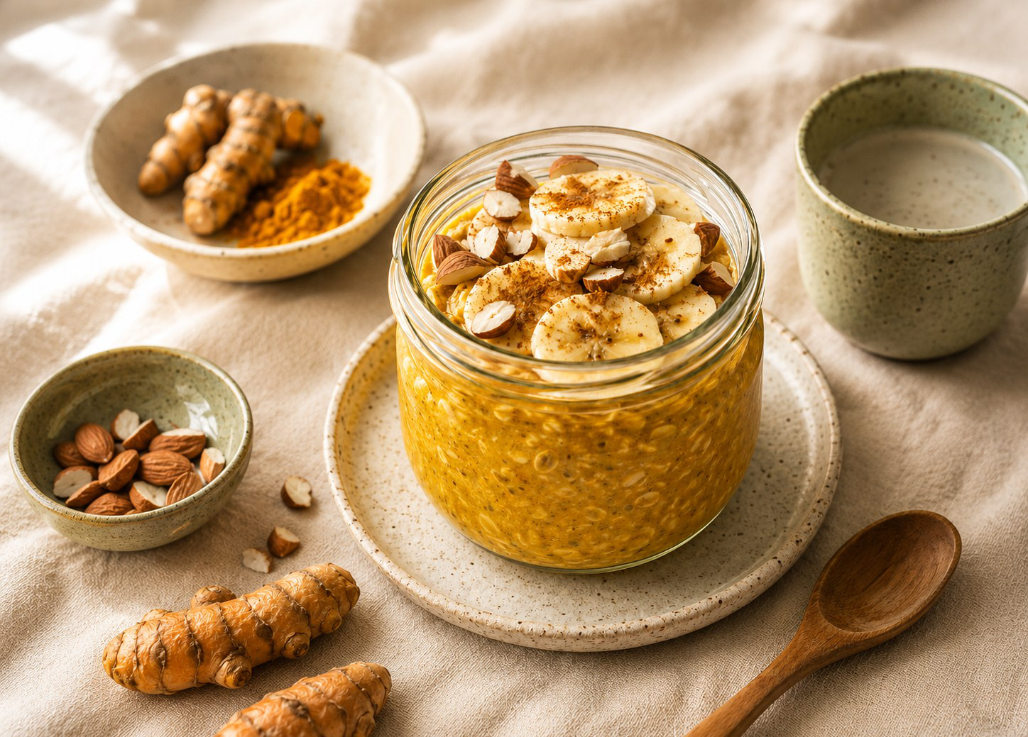 Turmeric Golden Overnight Oats — from The Anti-Inflammatory Edit