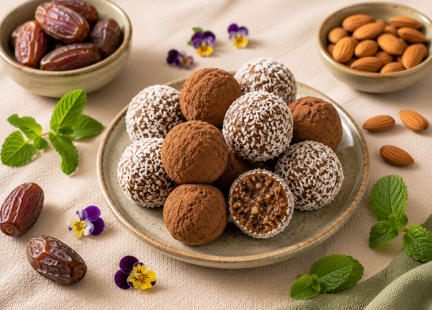 Almond Date Energy Balls — from The Anti-Inflammatory Edit