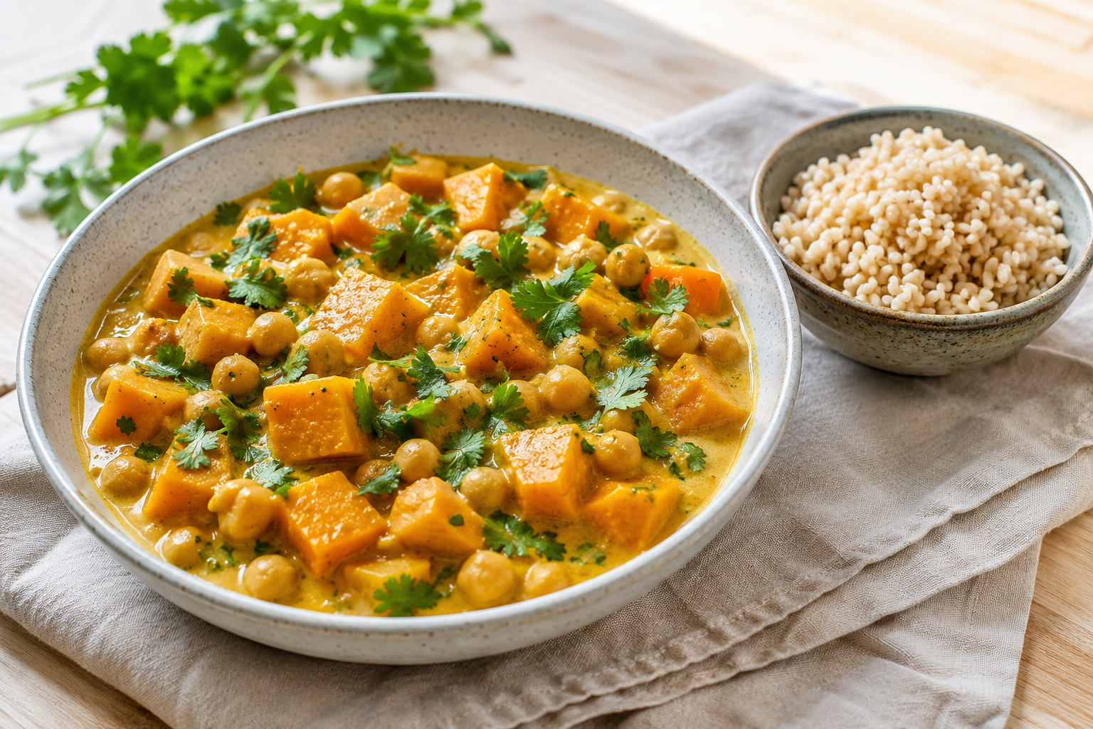 Roasted Chickpea & Butternut Squash Curry — from The Fiber-Maxxing Cookbook