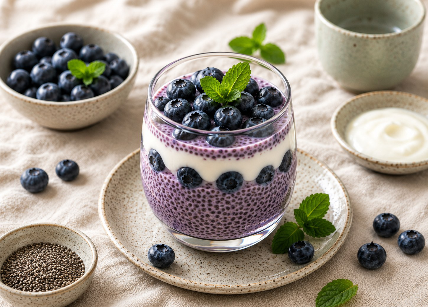 Blueberry Chia Pudding — from The Anti-Inflammatory Edit