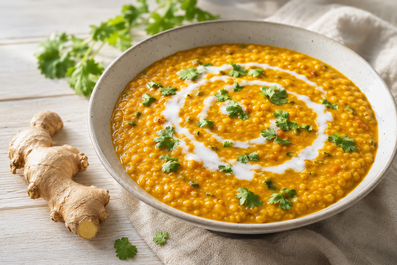 Creamy Coconut Lentil Dal — from The Fiber-Maxxing Cookbook