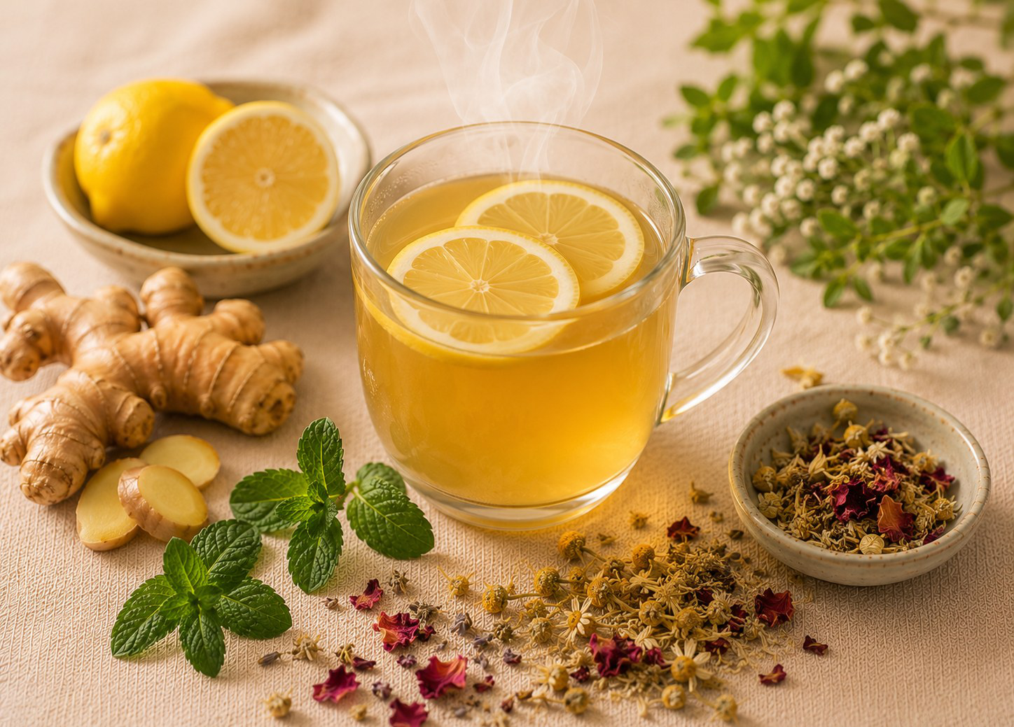 Ginger Lemon Immunity Tea — from The Anti-Inflammatory Edit