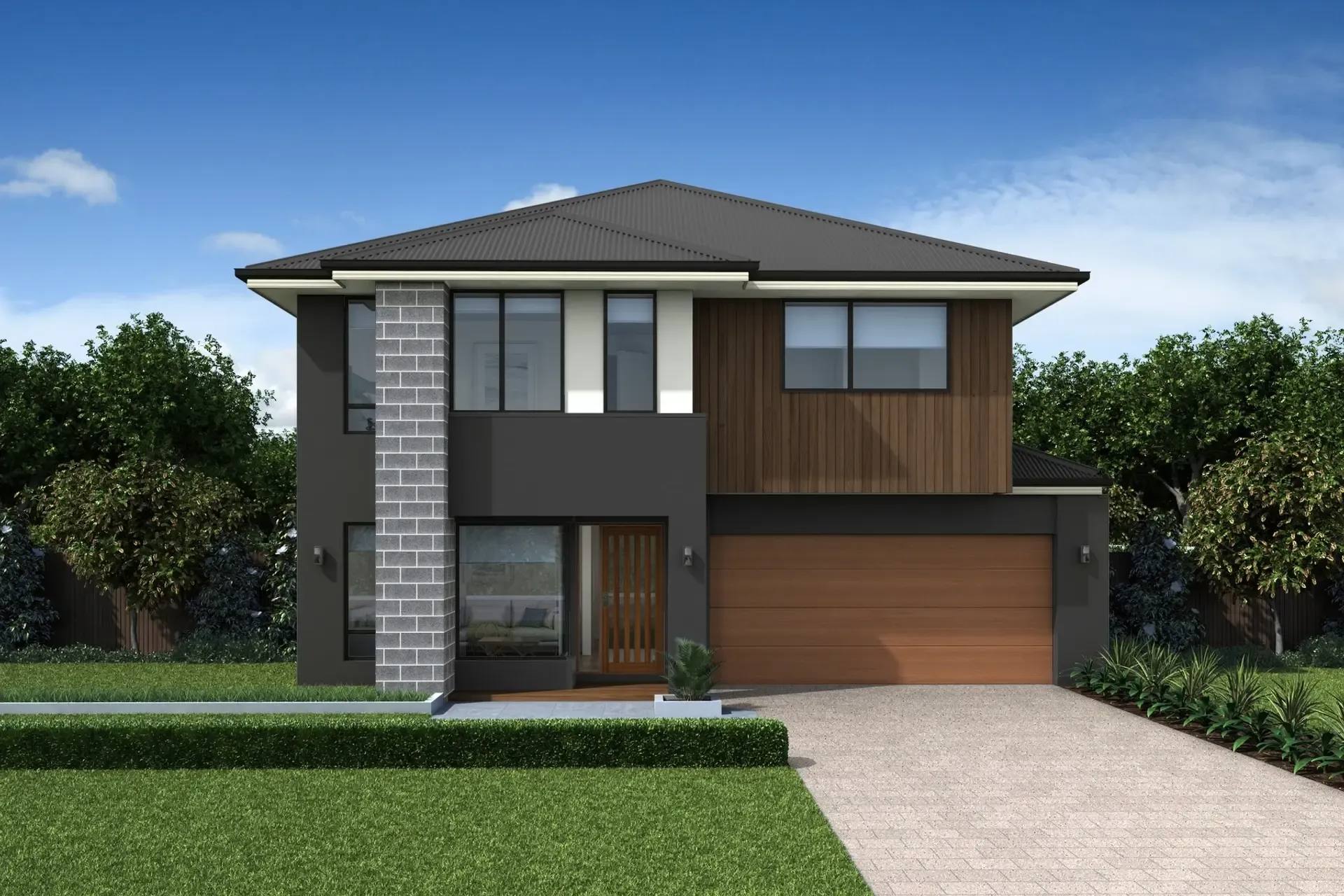 Axiom double storey family home with triple garage