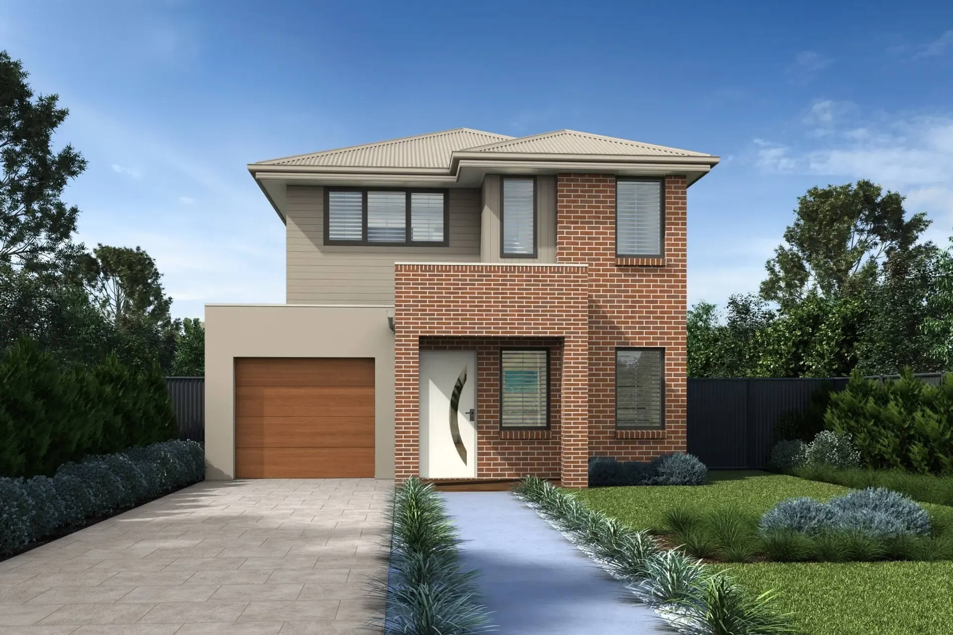 Modern two-storey custom home designed by Homesquare for contemporary family living in Adelaide.